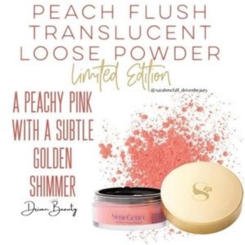 SeneGence Translucent Powder 8.1 ounces Peach Flush color New in sealed package